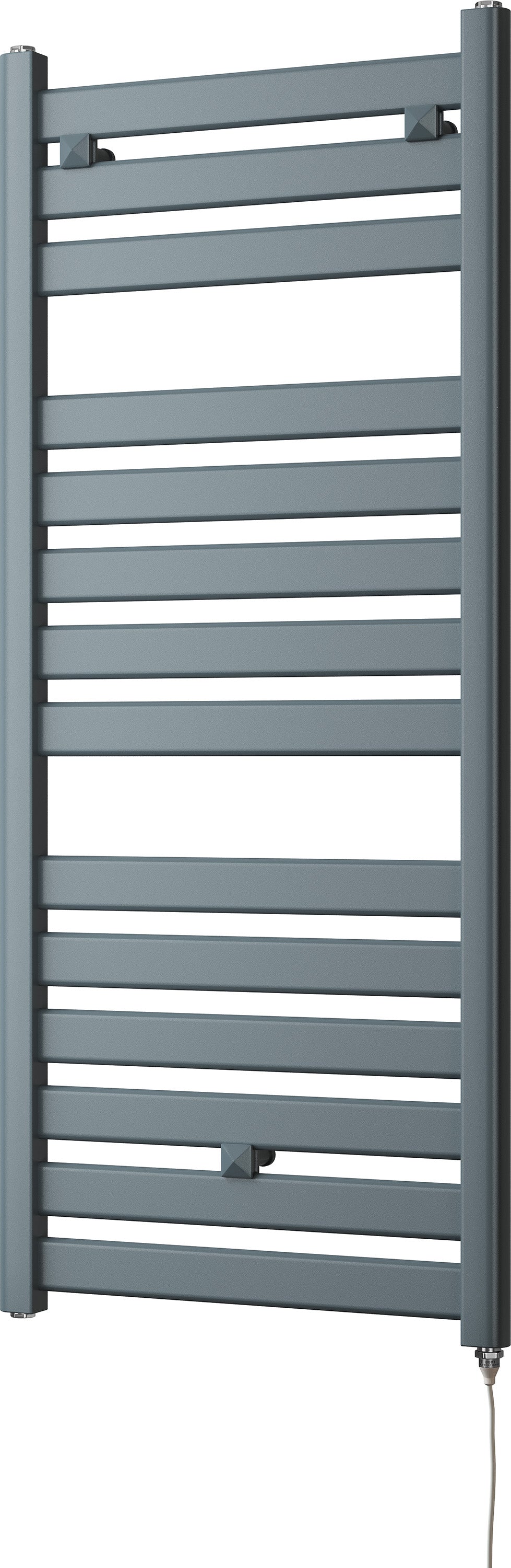 Capri - Anthracite Electric Towel Rail H1147mm x W500mm Straight 400w Standard