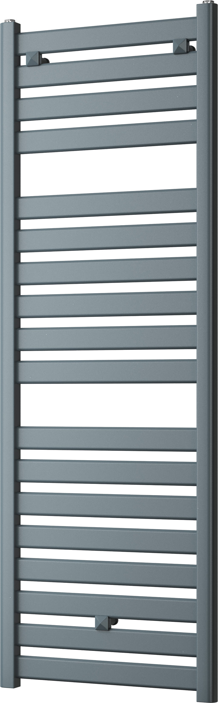 Capri - Anthracite Towel Radiator - H1420mm x W500mm - Straight