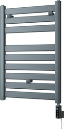 Capri - Anthracite Electric Towel Rail H719mm x W500mm Straight 300w Thermostatic WIFI