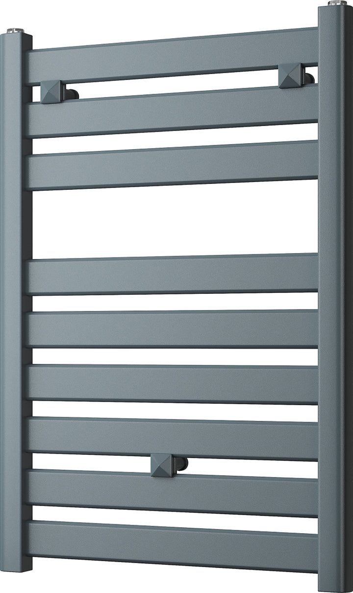 Capri - Anthracite Towel Radiator - H719mm x W500mm - Straight