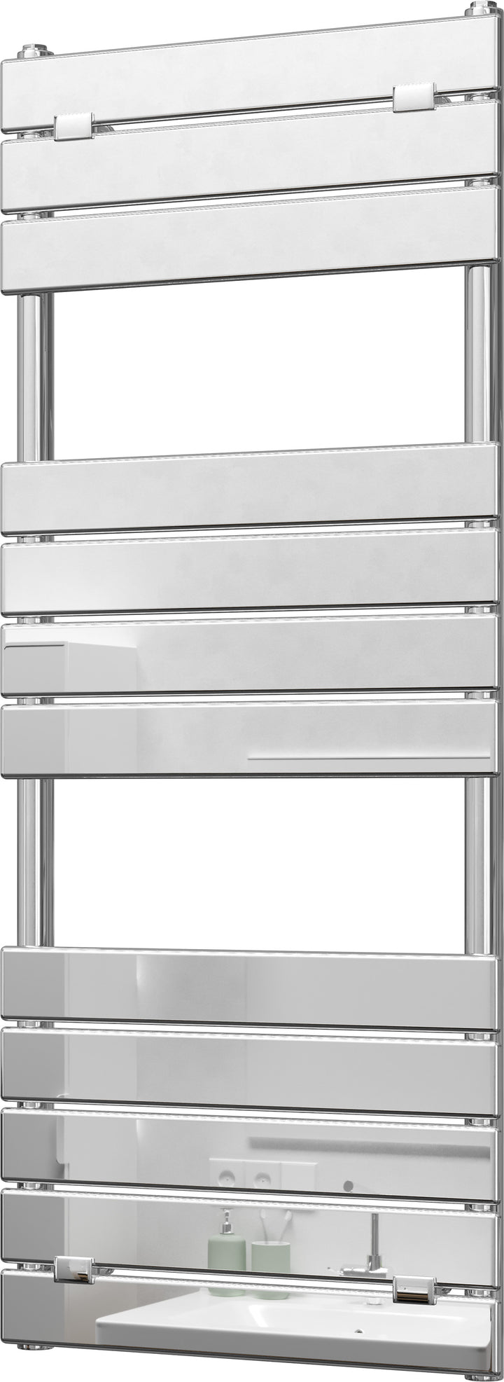 Egadi - Chrome Towel Radiator - H1213mm x W500mm - Straight