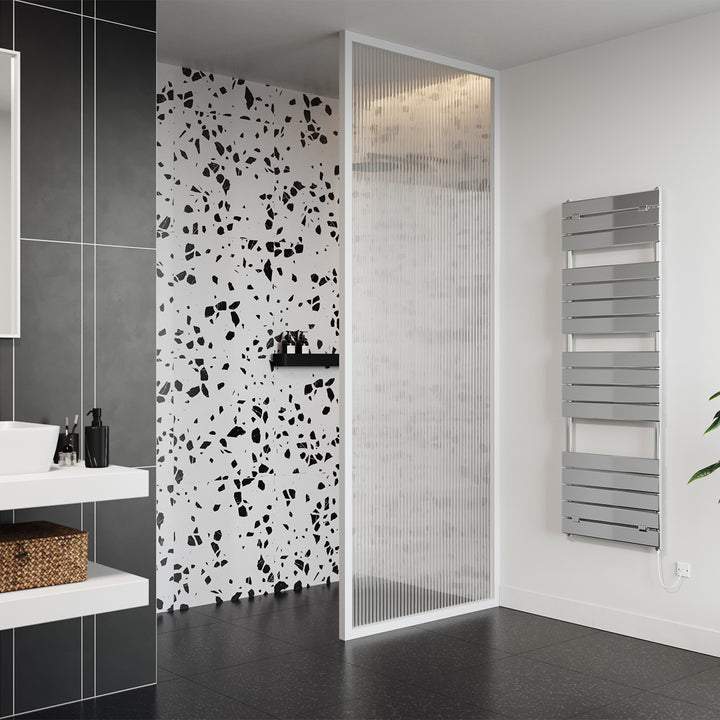 Egadi - Chrome Electric Towel Rail H1512mm x W500mm 400w Standard