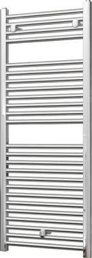Roma - Chrome Heated Towel Rail - H1230mm x W500mm - Straight