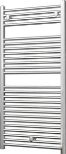 Roma - Chrome Heated Towel Rail - H1230mm x W600mm