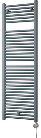 Roma - Anthracite Electric Towel Rail H1512mm x W500mm Straight 600w Thermostatic
