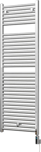Roma - Chrome Electric Towel Rail H1512mm x W500mm Straight 600w Thermostatic WIFI