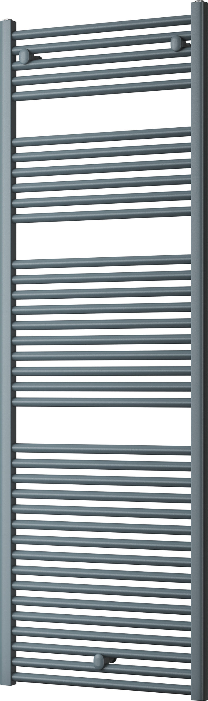 Roma - Anthracite Heated Towel Rail - H1785mm x W600mm - Straight