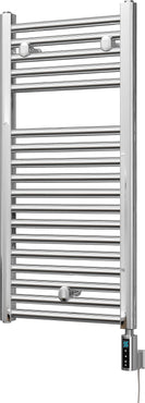 Roma - Chrome Electric Towel Rail H842mm x W400mm Straight 300w Thermostatic WIFI