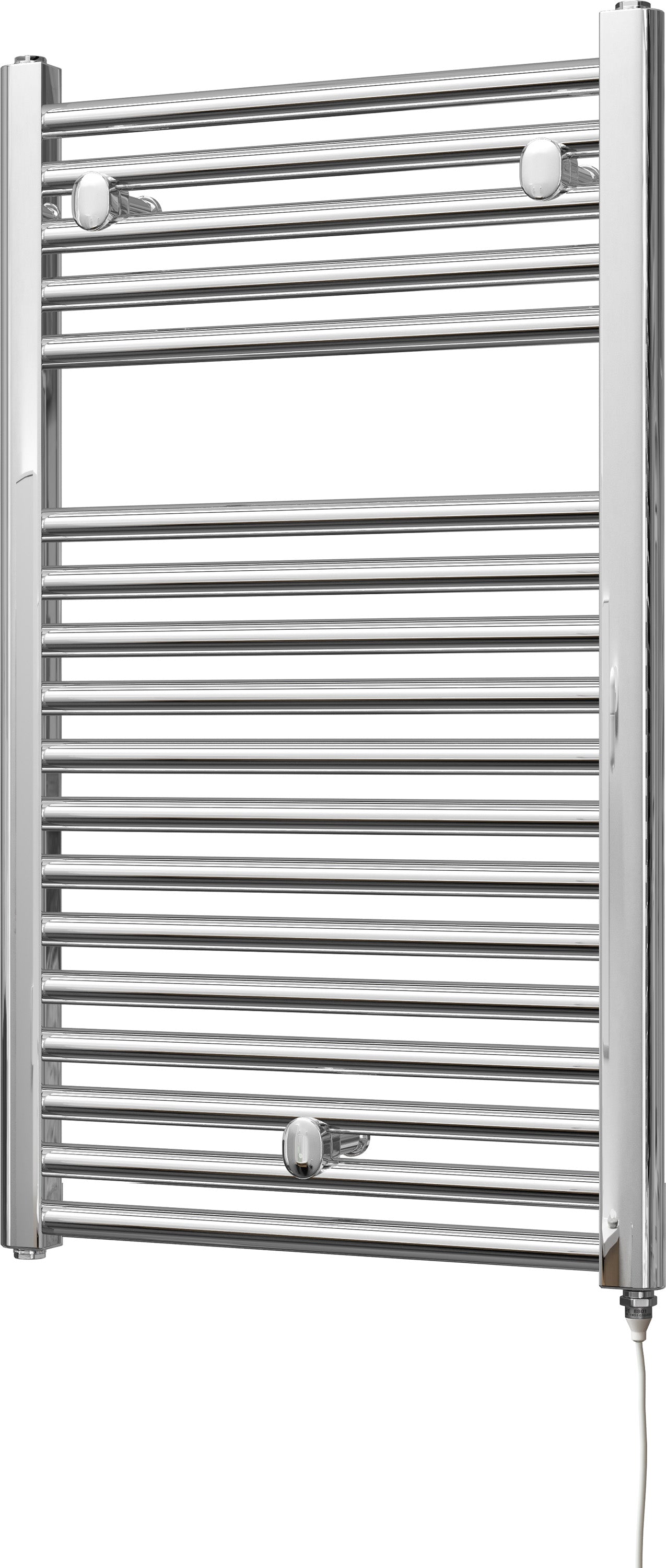 Roma - Chrome Electric Towel Rail H842mm x W500mm Straight 200w Standard