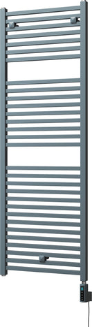 Todi - Anthracite Electric Towel Rail H1420mm x W500mm Straight 600w Thermostatic WIFI