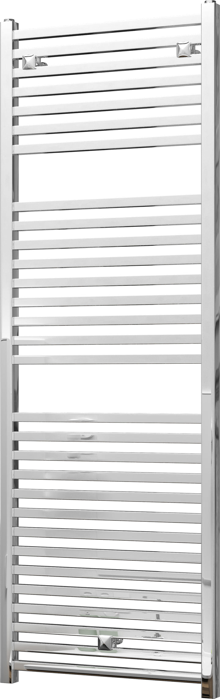 Todi - Chrome Towel Radiator - H1420mm x W500mm - Straight