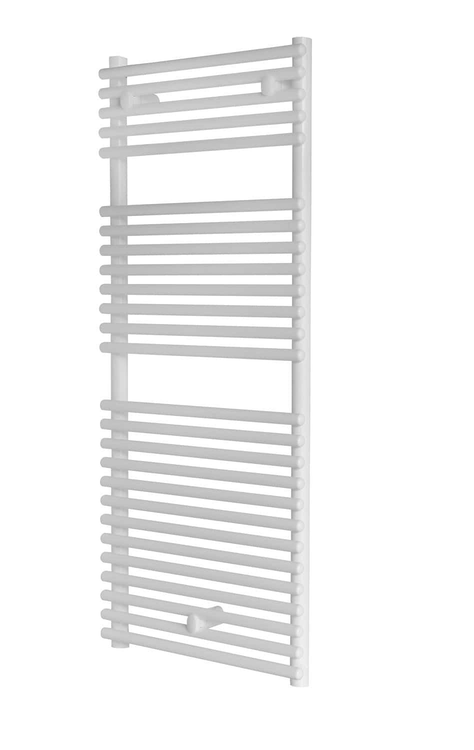 Siracusa - White Heated Towel Rail - H1738mm x W500mm - Straight