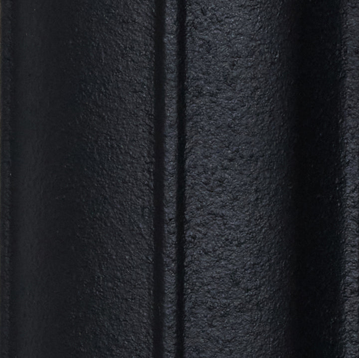 Emmeline I - Matt Black Cast Iron Column Radiator H665mm x W895mm 1 Column - Floor Standing