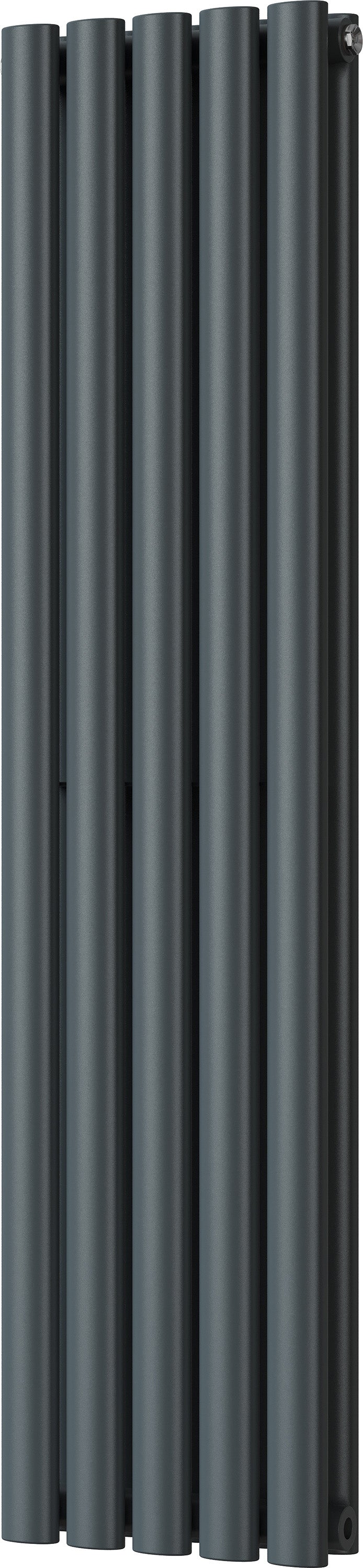 Omeara - Anthracite Vertical Radiator H1200mm x W290mm Double Panel