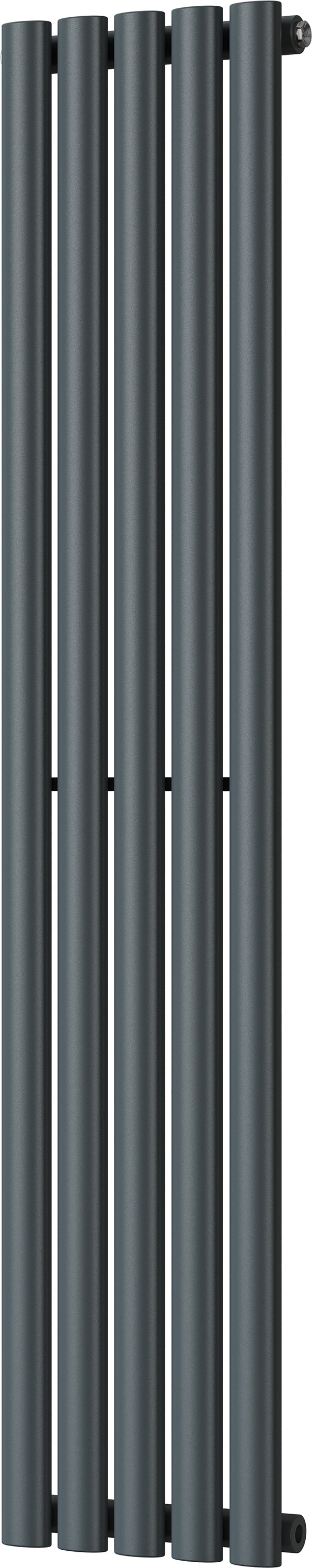 Omeara - Anthracite Vertical Radiator H1400mm x W290mm Single Panel