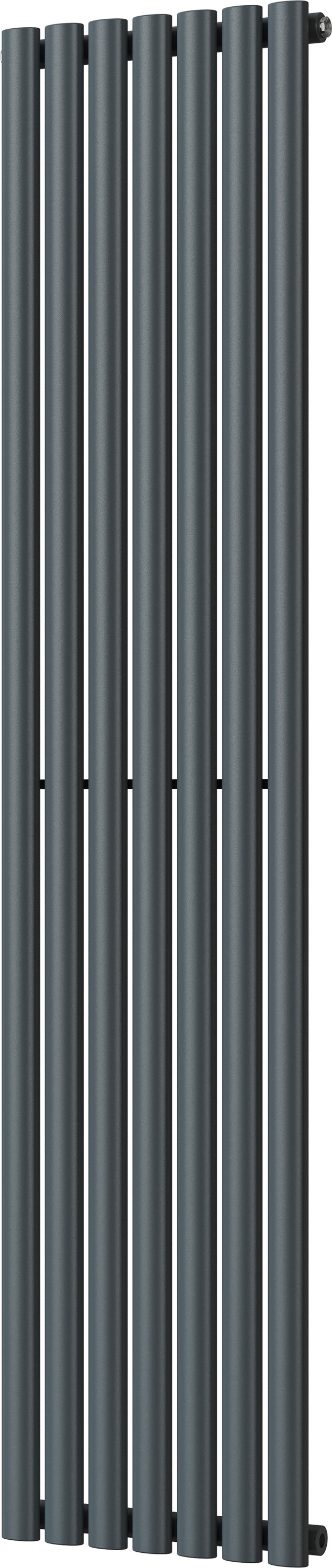 Omeara - Anthracite Vertical Radiator H1800mm x W406mm Single Panel