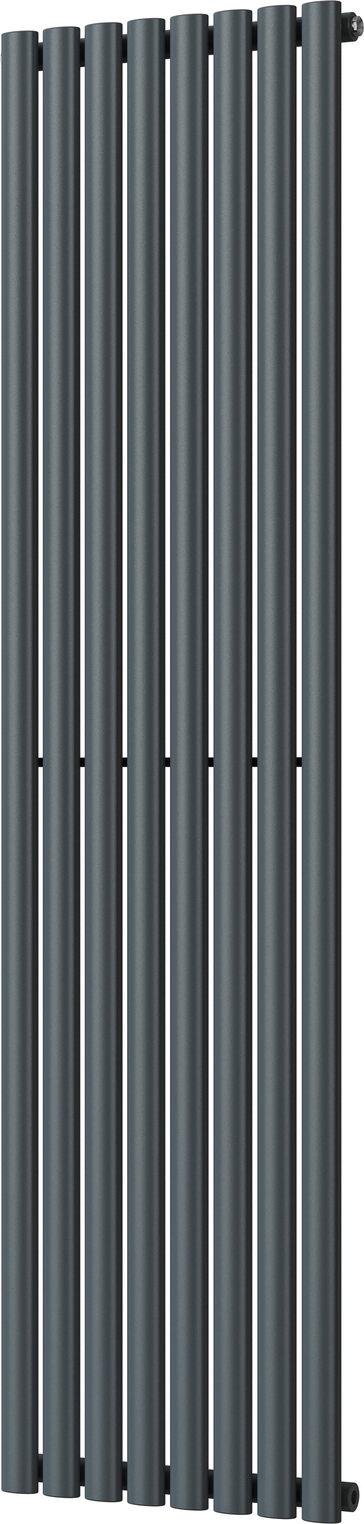 Omeara - Anthracite Vertical Radiator H1800mm x W464mm Single Panel