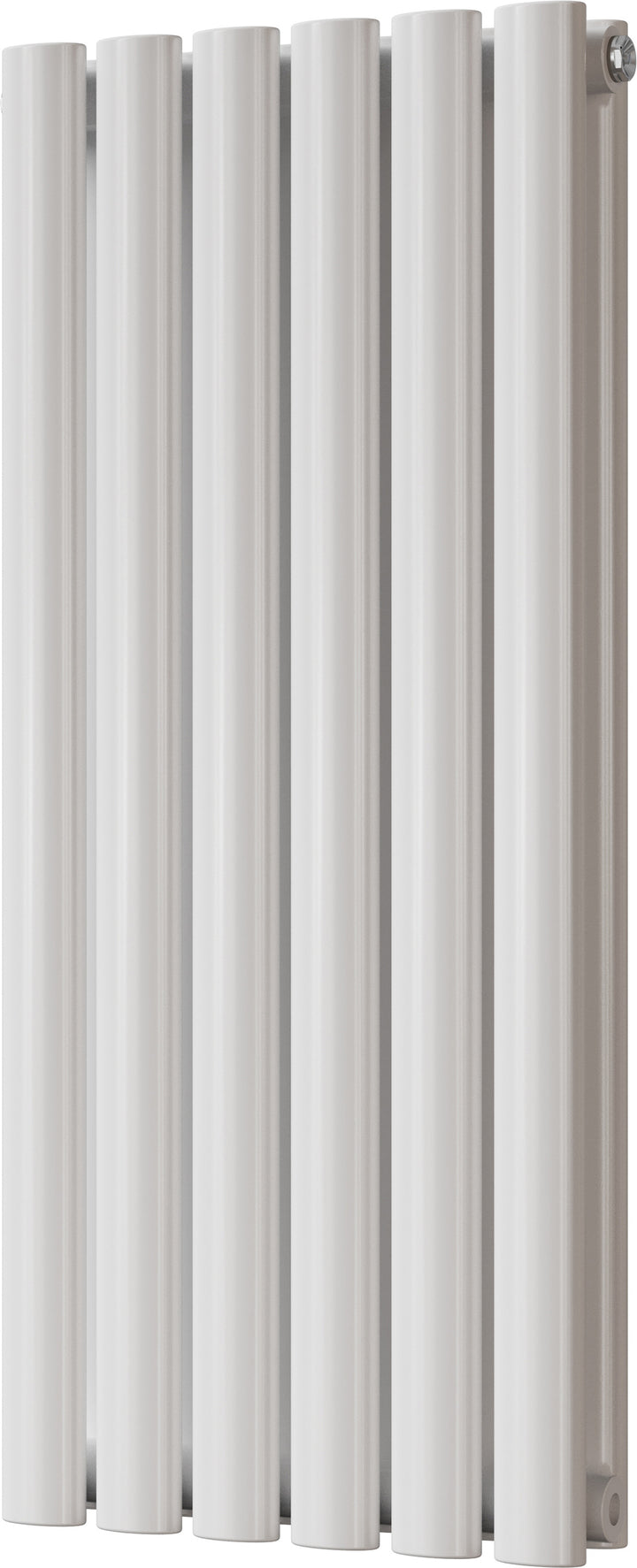 Omeara - White Designer Radiator H800mm x W348mm Double Panel