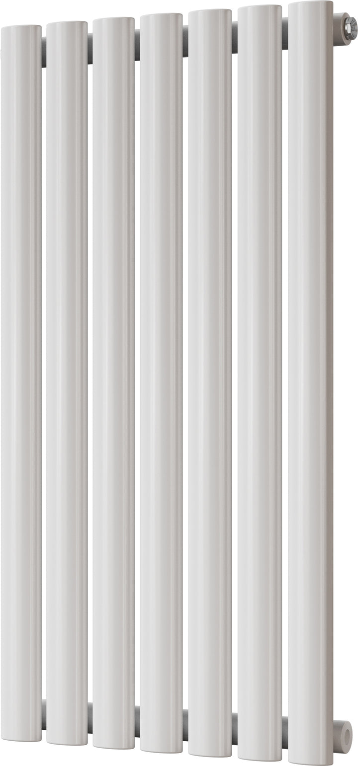 Omeara - White Designer Radiator H800mm x W406mm Single Panel