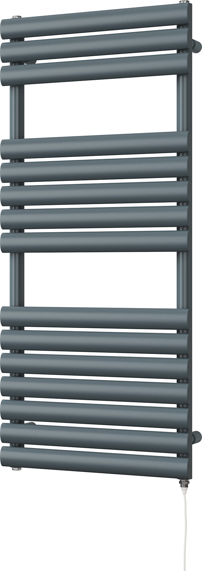 Omeara - Anthracite Electric Towel Rail H1120mm x W500mm 600w Standard