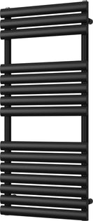 Omeara - Black Towel Radiator - H1120mm x W500mm