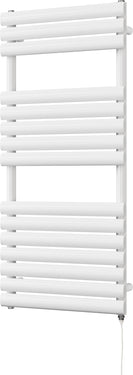 Omeara - White Electric Towel Rail H1120mm x W500mm 600w Standard