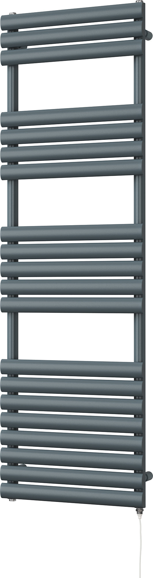 Omeara - Anthracite Electric Towel Rail H1595mm x W500mm 500w Standard