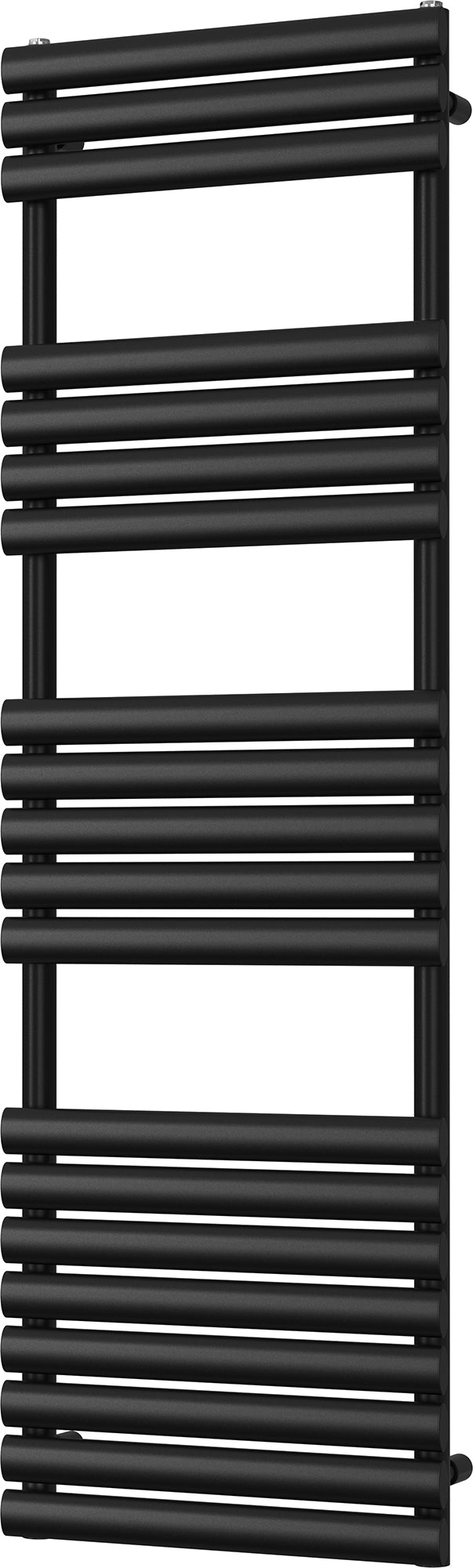 Omeara - Black Towel Radiator - H1595mm x W500mm