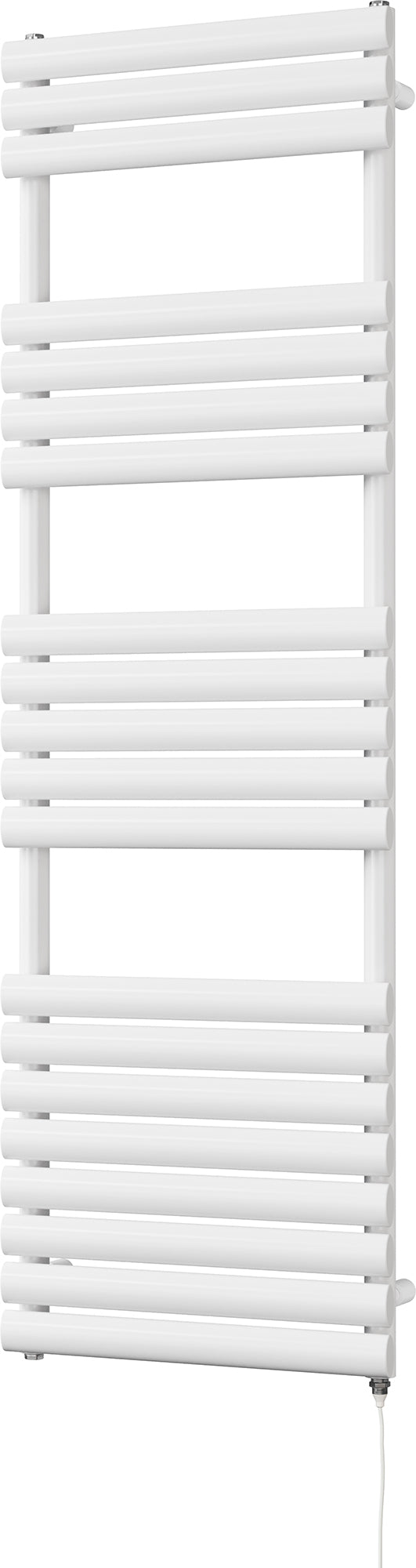 Omeara - White Electric Towel Rail H1595mm x W500mm 600w Standard