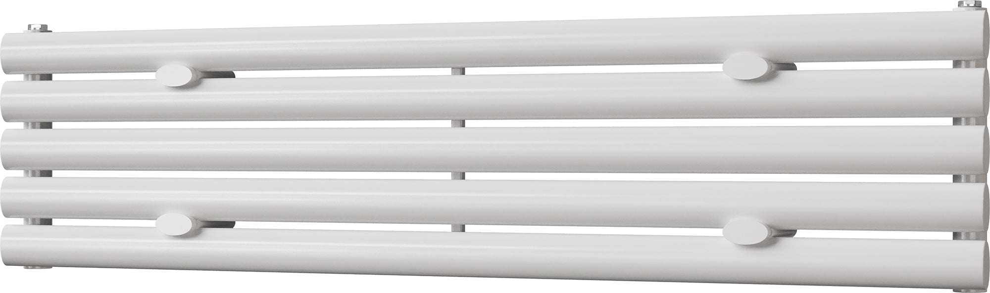 Omeara Axis - White Horizontal Radiator H290mm x W1200mm Single Panel