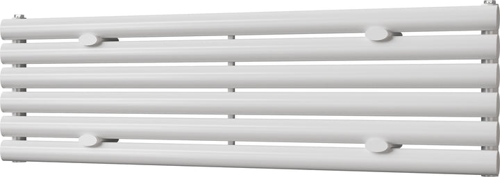 Omeara Axis - White Horizontal Radiator H348mm x W1200mm Single Panel