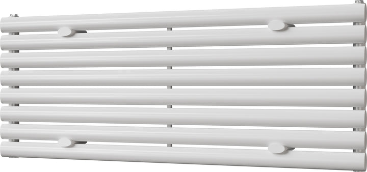 Omeara Axis - White Horizontal Radiator H464mm x W1200mm Single Panel