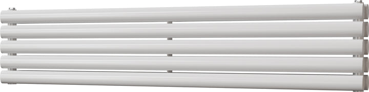 Omeara Axis - White Horizontal Radiator H290mm x W1400mm Double Panel