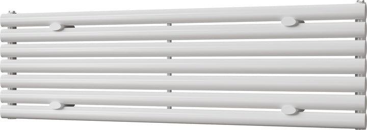 Omeara Axis - White Horizontal Radiator H406mm x W1400mm Single Panel