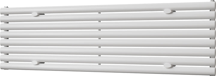 Omeara Axis - White Horizontal Radiator H464mm x W1600mm Single Panel