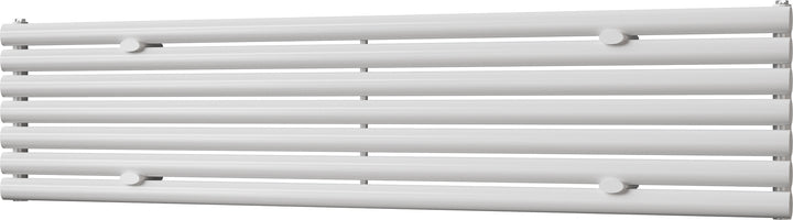 Omeara Axis - White Horizontal Radiator H406mm x W1800mm Single Panel