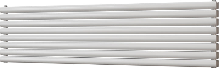 Omeara Axis - White Horizontal Radiator H464mm x W1800mm Double Panel