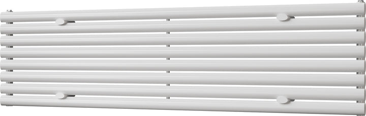 Omeara Axis - White Horizontal Radiator H464mm x W1800mm Single Panel