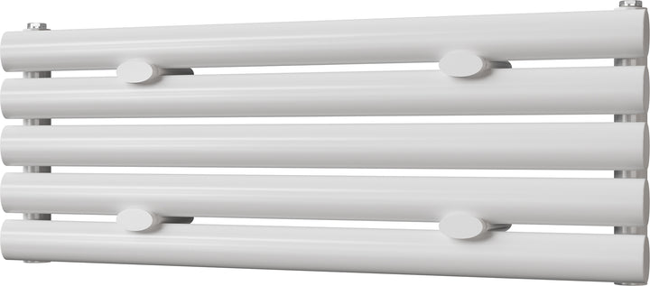 Omeara Axis - White Horizontal Radiator H290mm x W800mm Single Panel