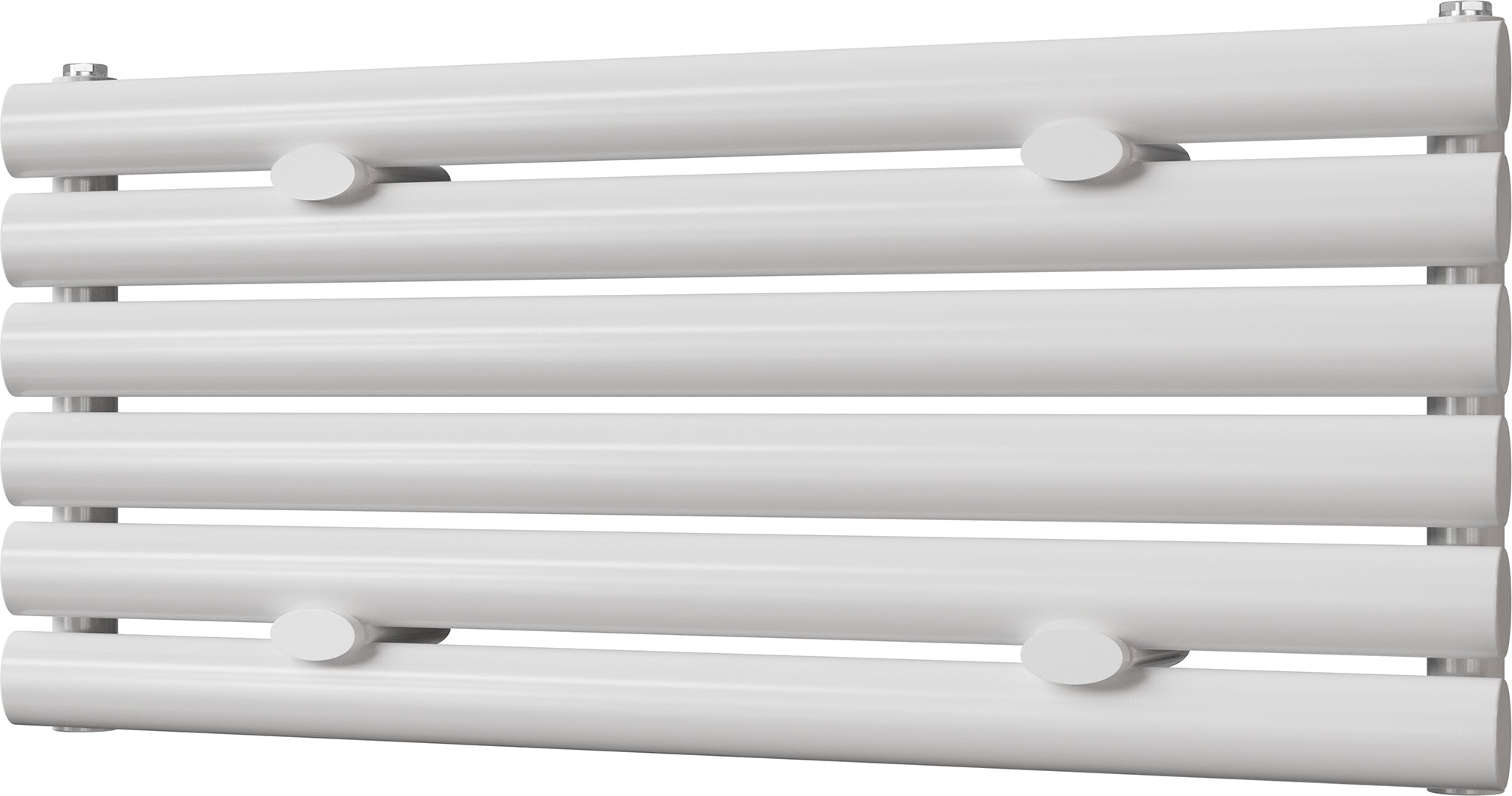 Omeara Axis - White Horizontal Radiator H348mm x W800mm Single Panel