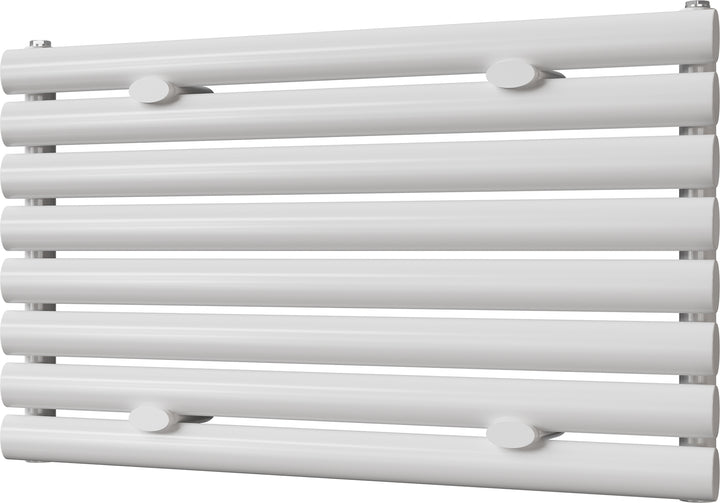 Omeara Axis - White Horizontal Radiator H464mm x W800mm Single Panel