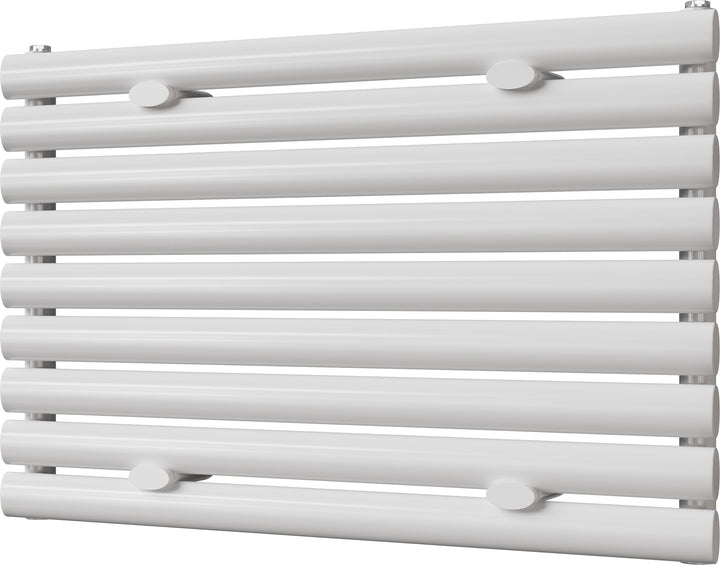 Omeara Axis - White Horizontal Radiator H522mm x W800mm Single Panel