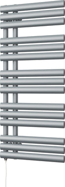 Percival - Silver Electric Towel Rail H1120mm x W500mm 500w Standard