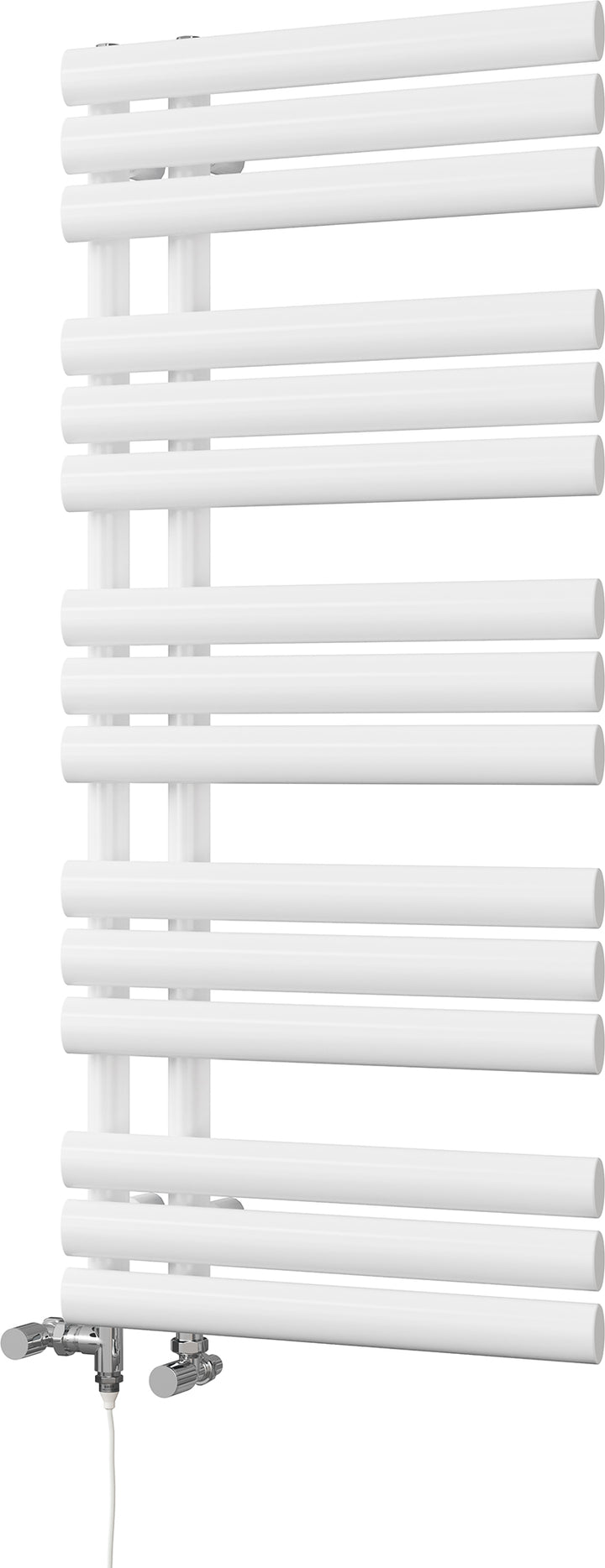 Percival - White Dual Fuel Towel Rail H1120mm x W500mm Standard