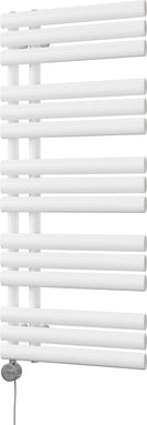 Percival - White Electric Towel Rail H1120mm x W500mm 600w Thermostatic
