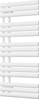 Percival - White Towel Radiator - H1120mm x W500mm