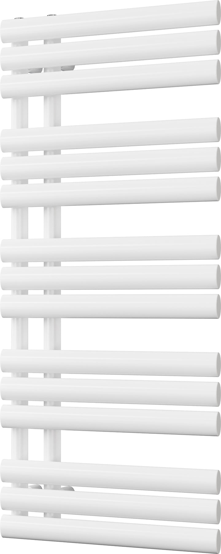 Percival - White Towel Radiator - H1120mm x W500mm