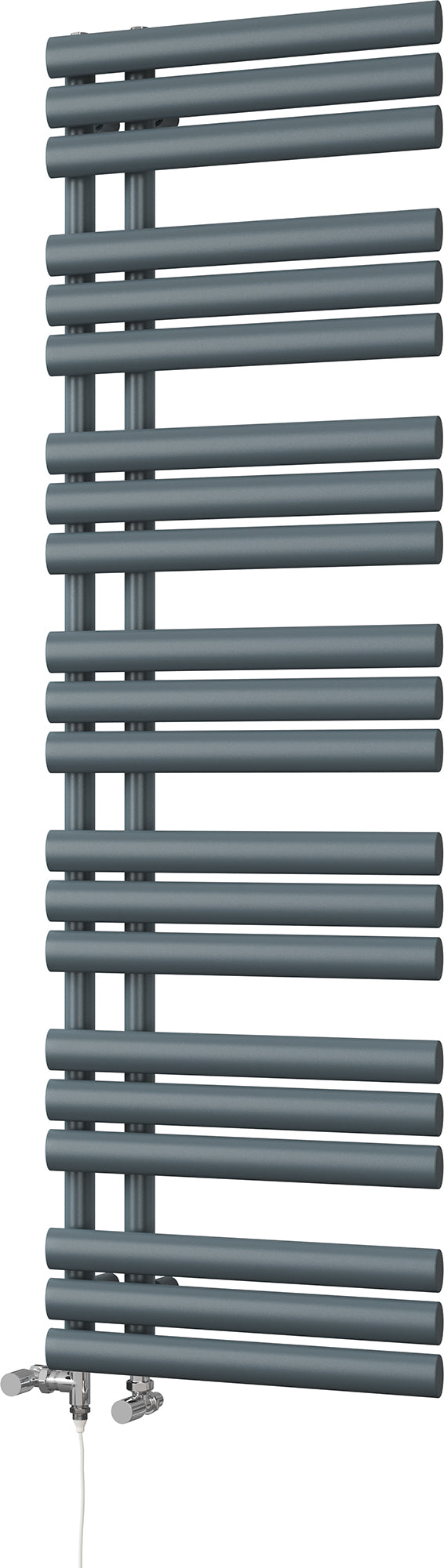 Percival - Anthracite Dual Fuel Towel Rail H1592mm x W500mm Standard