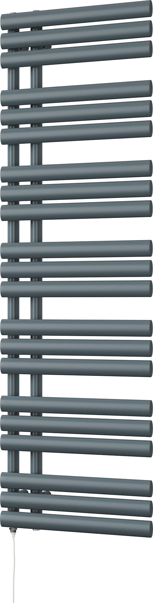Percival - Anthracite Electric Towel Rail H1592mm x W500mm 600w Standard