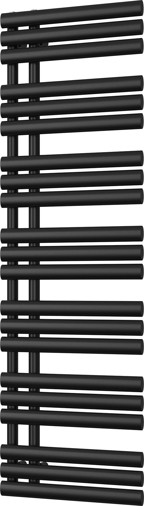 Percival - Black Towel Radiator - H1592mm x W500mm